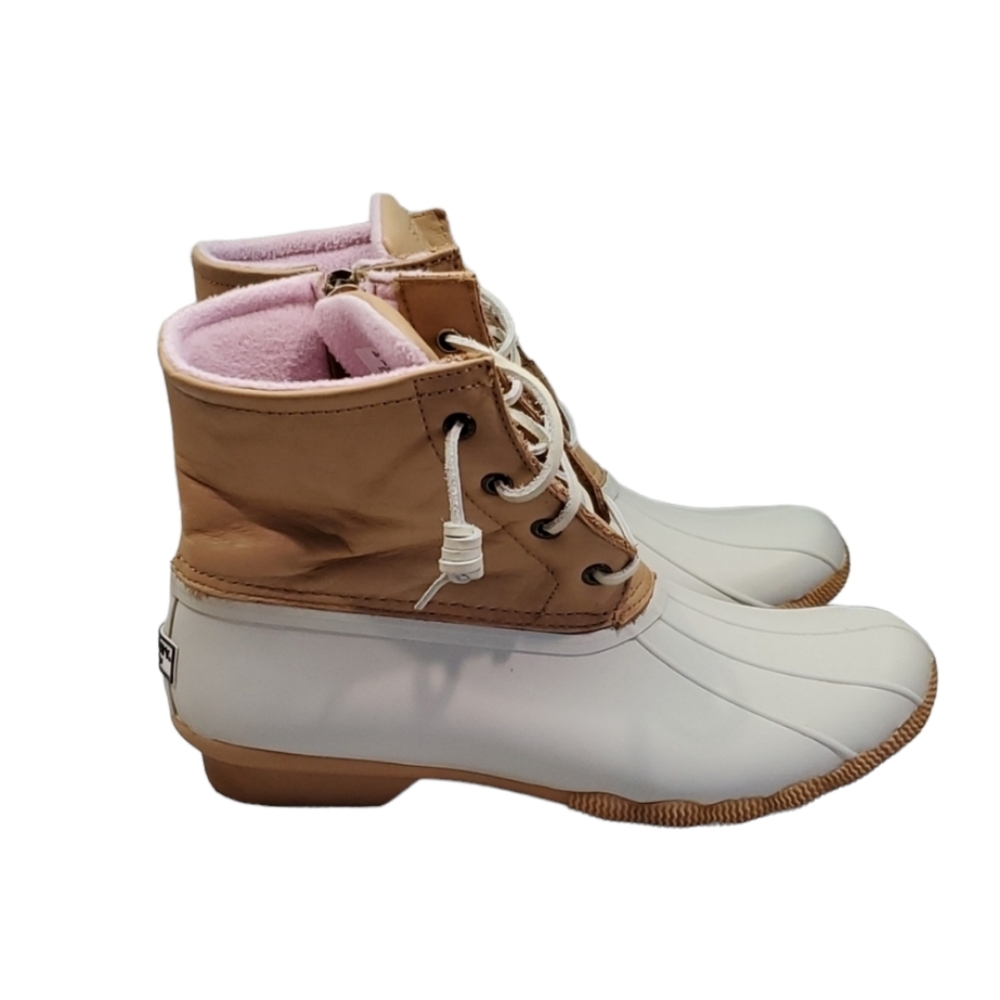 Sperry Womens Saltwater Duck Quilted Boots shoes sz 9.5